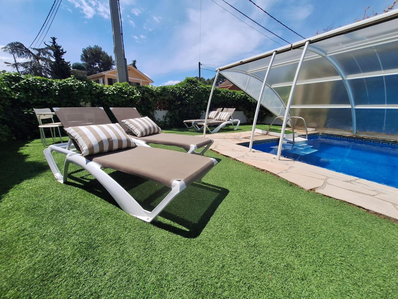 Casa Acogedora Familiar Con Piscina Pallejá 외부 사진